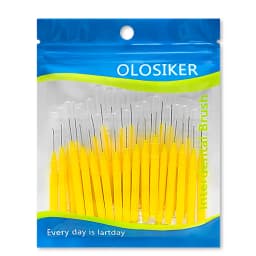 30 interdental brushes straight adult cleaning interdental brushes cleaning braces orthodontic braces gaps between teeth brushes
