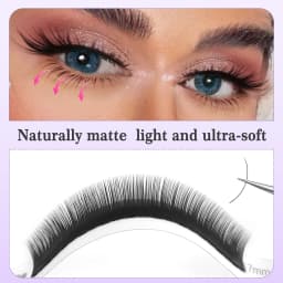 Bottom Black Lower Eyelashes Extension Short Synthetic Lashes Mink Individual Lash J/B/C Curl Super Soft Eye Cosmetic