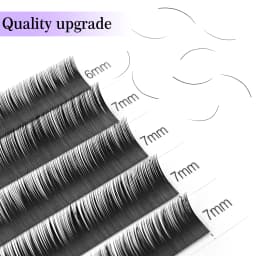 Bottom Black Lower Eyelashes Extension Short Synthetic Lashes Mink Individual Lash J/B/C Curl Super Soft Eye Cosmetic