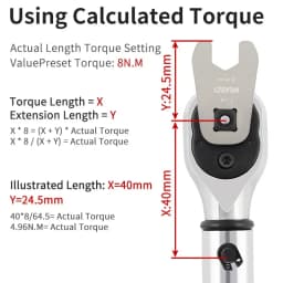 MUQZI Bike Disc Brake Cable Wrench M8 Hydraulic Brake Hose Bolt Installation Tool For 1/4" Torque Wrench