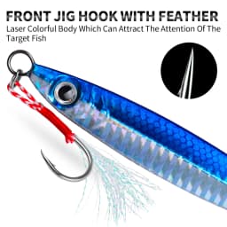 PROBEROS 5Pcs 3D Eyes Metal Jig Lure 10g 15g 20g 30g 40g 60g Bionic Bait Saltwater Shore Casting Fishing Lure Fishing Tackle