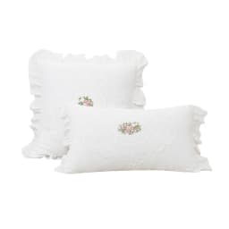 BUYNOW 1PC Flower Embroidered Lace Pillowcase Idyllic Living Room Sofa Cushion Cover Home Bedroom Saddle Decor Cojines Para Sala