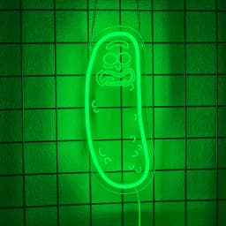 Neon Sign Anime Rick LED Neon Lights for Wall Decor,Bomb LED Sign Anime Decor for Man Cave, Bedroom, Game Room, Pickle Party