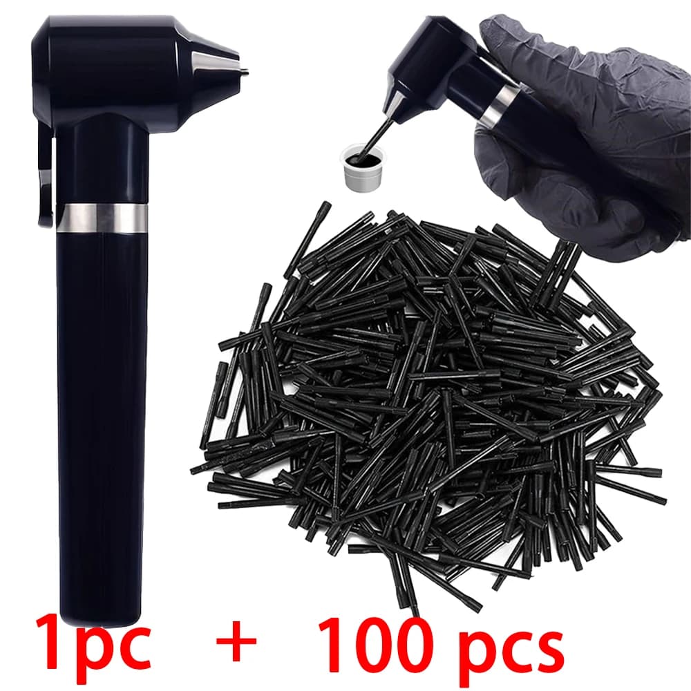Electric Tattoo Ink Mixer Machine Kit 1 Pc Pigment Mixer Machine With 100PCS Mixing Sticks Tattoo Supplies Set for Tattoo Artist