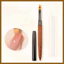 Wooden Gradient Nail Art Brush Acrylic Nail Ombre Pen DIY UV Gel Brushes Drawing Flowers Nails Brush Manicure Tools for Salon