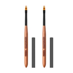 Wooden Gradient Nail Art Brush Acrylic Nail Ombre Pen DIY UV Gel Brushes Drawing Flowers Nails Brush Manicure Tools for Salon