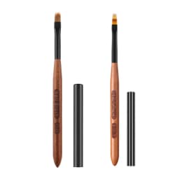 Wooden Gradient Nail Art Brush Acrylic Nail Ombre Pen DIY UV Gel Brushes Drawing Flowers Nails Brush Manicure Tools for Salon