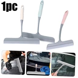 Silicone Scraper Wiper Durable For Window Glass Shower Door Kitchen Countertops Multi-Surface Car Glass Dewatering Cleaning Tool