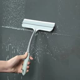 Silicone Scraper Wiper Durable For Window Glass Shower Door Kitchen Countertops Multi-Surface Car Glass Dewatering Cleaning Tool