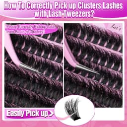 14-20mm Fluffy cluster Lash extenstions Natural Matte Black Professional false eyelashes 200D DIY manga Lashes supplies makeup
