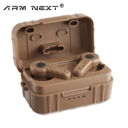 ARM NEXT Tactical Earphone Earplugs for Noise-canceling Ear Caps for Shooting Hearing Protection NRR27dB