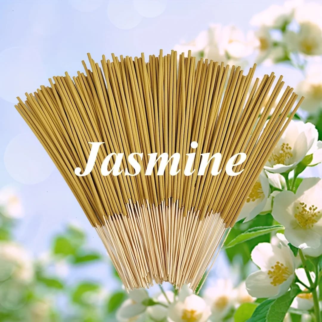 20/50/100 Sticks, Yellow Jasmine Incense Sticks, Length 8.66inch Cm, Suitable for Yoga, Meditation, Home, Living Room, Study Room, Popular Portable Aromatherapy.