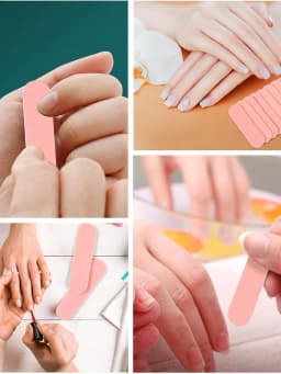 15 to 2000 Pcs Mini Pink Nail Files Double Sided Emery Boards for Manicure Pedicure Nail Art Buffing and Shaping Tools