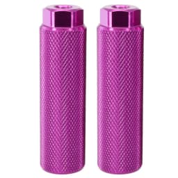 2Pcs Durable Anti-Slip Bike Pegs Aluminum Alloy Lightweight Bicycle Foot Pegs Cycling Parts Bicycle Accessories Fit 3/8 Inch