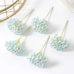 1/3/5Pcs Artificial Flower Bouquet Silk 11cm Fake Flowers for Home Decor Garden Wedding Decoration DIY Craft Gifts Accessories