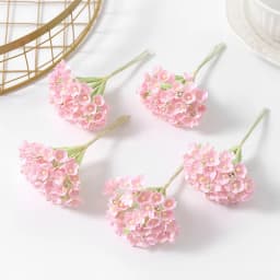 1/3/5Pcs Artificial Flower Bouquet Silk 11cm Fake Flowers for Home Decor Garden Wedding Decoration DIY Craft Gifts Accessories