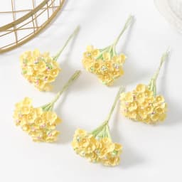 1/3/5Pcs Artificial Flower Bouquet Silk 11cm Fake Flowers for Home Decor Garden Wedding Decoration DIY Craft Gifts Accessories