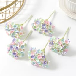1/3/5Pcs Artificial Flower Bouquet Silk 11cm Fake Flowers for Home Decor Garden Wedding Decoration DIY Craft Gifts Accessories