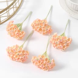 1/3/5Pcs Artificial Flower Bouquet Silk 11cm Fake Flowers for Home Decor Garden Wedding Decoration DIY Craft Gifts Accessories