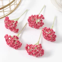 1/3/5Pcs Artificial Flower Bouquet Silk 11cm Fake Flowers for Home Decor Garden Wedding Decoration DIY Craft Gifts Accessories