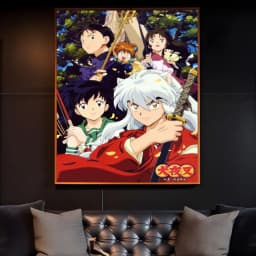 Anime I-Inuyasha Poster Room Decor Home Decoration Interior Wall Art Printing Waterproof Garage BedRoom Posters Gift