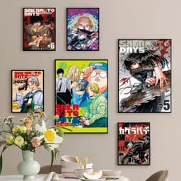 Popular Japanese Anime SAKAMOTO DAYS Prints Poster Figure Taro Sakamoto Canvas Prints Wall Art Home Decor Art Poster Fans Gifts