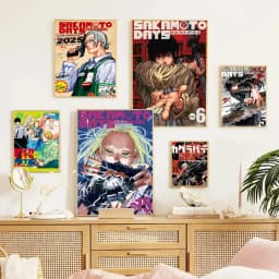 Popular Japanese Anime SAKAMOTO DAYS Prints Poster Figure Taro Sakamoto Canvas Prints Wall Art Home Decor Art Poster Fans Gifts