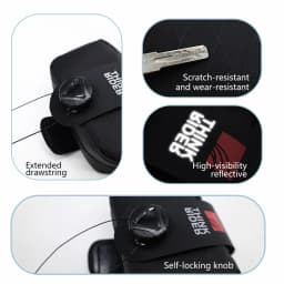 ThinkRider Bicycle Saddle Bag 0.5L Mini Portable Tail Bag MTB Road Bike Tool kit Repair Bag Reflective Cycling Accessori