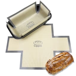 Silicone Bread Loaf Pan Liners, Reusable Nonstick Bread Pan Baking Mat for 9.5 X 5 Inch or 1.5LB Bread Pans, Heat Resistant