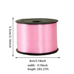 Runtowo 1 Roll Balloon Ribbon ,100yard Ribbon for Wedding Party Balloon Decor, Birthday Gifts Box Tie Bow Ribbon