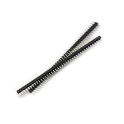 10pcs 40 Pin 1x40 Single Row Male And Female 2.54 Breakable Pin Header Connector Strip For Arduino Black
