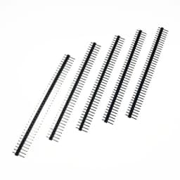 10pcs 40 Pin 1x40 Single Row Male And Female 2.54 Breakable Pin Header Connector Strip For Arduino Black