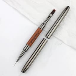 Durable Sandalwood Pole Nail Art Brush Dual-ended Professional Nail Liner Brush Nail Art Phototherapy Pen Nail Painting