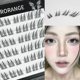 3/6/10 Rows Natural Charming Lashes Y2k Segmented Foxes Eyelash Extension Fluffy Single Clusters False Eyelashes Makeup Tools