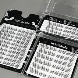 3/6/10 Rows Natural Charming Lashes Y2k Segmented Foxes Eyelash Extension Fluffy Single Clusters False Eyelashes Makeup Tools