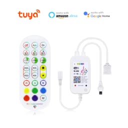Tuya Smart Life WiFi Controller for LED Strip Light,Single Color/RGB Controller DC12V 2A/3A Power Adapter EU Plug/US Plug