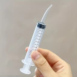 Straight Curve Liquid Sample Dispenser, 0.17 oz Syringe for Liquid Dispensing, Fragrance-Free, Measurement Markings, Por