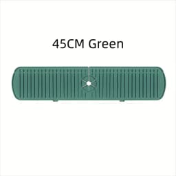 Silicone Drain Mat, Kitchen Faucet Sink Splash Guard, Sink Draining Pad Behind Faucet,For Kitchen & Bathroom Countertop Protect