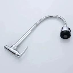 360° Kitchen Wall Mounted Faucet Single Cold Universal Vegetable Basin Faucet Bathroom Stainless Steel Sink Balcony Faucet