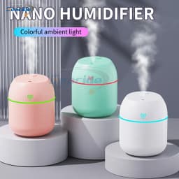 200ML Air Mini Humidifier Portable USB Aroma Essential Oil Diffuser Car Purifier Mist Maker LED Lamp Lighting For Home Bedroom
