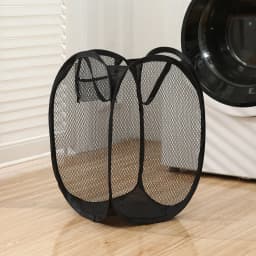 Foldable Color Mesh Clothes Dirty Clothes Basket Household Mesh Dirty Clothes Basket Storage Basket Storage Bucket Laundry Baske