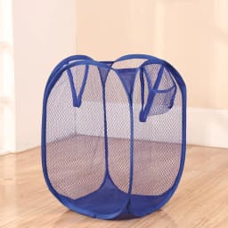 Foldable Color Mesh Clothes Dirty Clothes Basket Household Mesh Dirty Clothes Basket Storage Basket Storage Bucket Laundry Baske