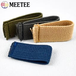 5-50Pc Nylon Elastic Belts Loop Trouser Waistband Tail Clip Elasticity Ring Fixed Belt Buckle Rubber Band DIY Sewing Accessories