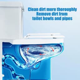 Toilet Bowl Cleaner Tablets Automatic Toilet Tank Cleaners for Deodorizing Descaling Lasting Against Tough 300 Brushes