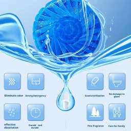 Toilet Bowl Cleaner Tablets Automatic Toilet Tank Cleaners for Deodorizing Descaling Lasting Against Tough 300 Brushes