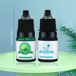 10 Colors/Set Translucent Concentrated Resin Colorant, Non-Toxic Epoxy Resin Pigment Dye Liquid for Resin Coloring, Jewelry Maki