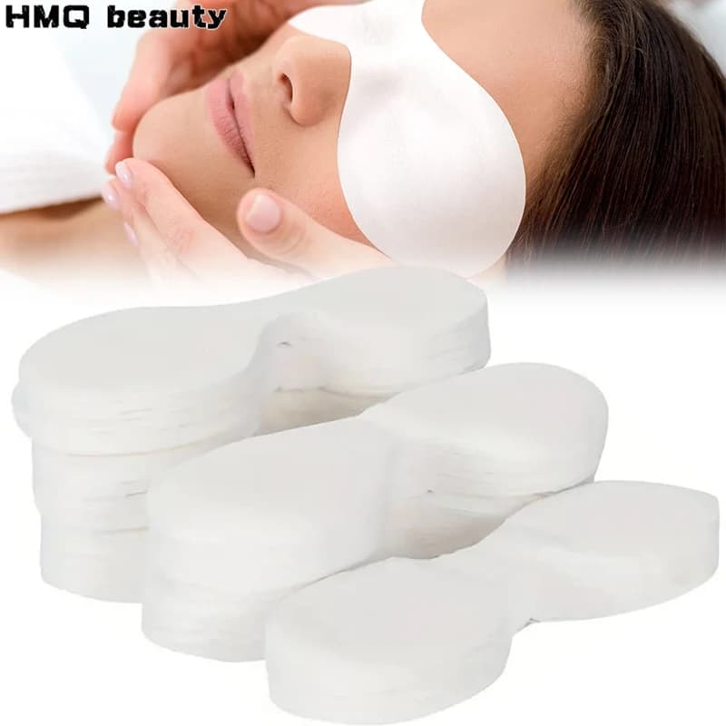 100pcs/bag Disposable Eye Mask Paper Ultrathin Natural Cotton Eye Care Patches for Women Spa Eye Covers Facial Skin Care Tools