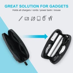 Travel Portable Cable Organizer Waterproof Storage Bag for Power Bank Digital Cable Case Earphone Holder Case