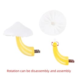 Mushroom LED Night Lights Shape Automatic Sensor Bedroom Decor US Plug Wall Lamps for Kid Children's Room Bedside Mini Lamp