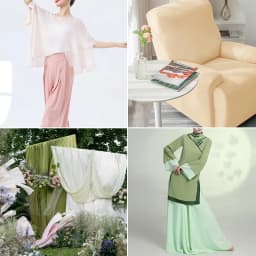 0.5m/1m/2m Four Sided Stretch Knitted Milk Silk Fabric for Sewing Dress Dance Costumes Party Decorations DIY Clothing Fabrics